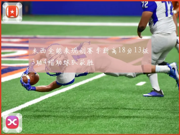 米西全能表现创赛季新高18分13板3助4帽助球队获胜